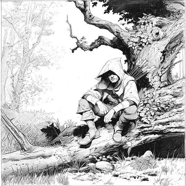 Robin Hood drawing 05