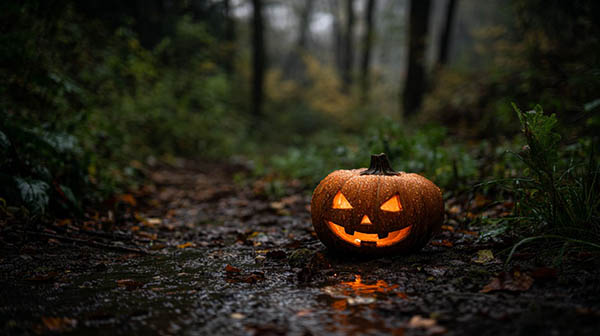 Rustic Halloween background 04