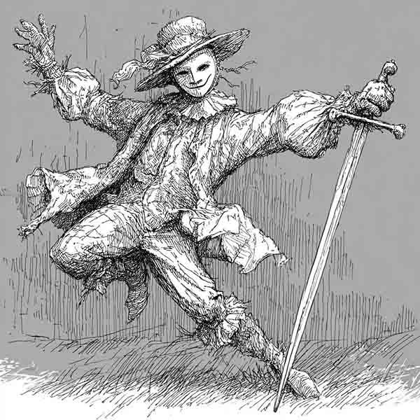 Victorian scarecrow drawing 03