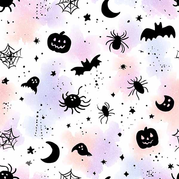Watercolor Halloween background 06