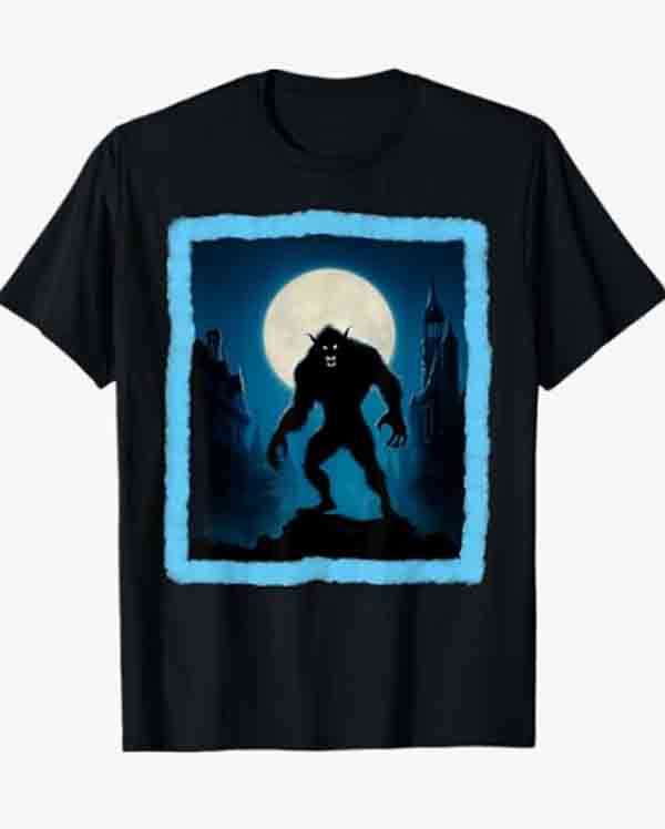 Halloween werewolf t-shirt
