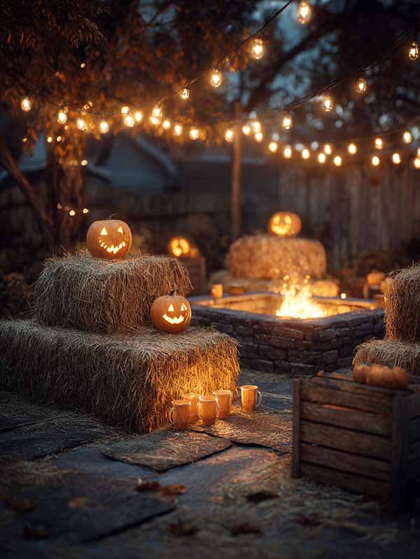 Western Halloween Background 03