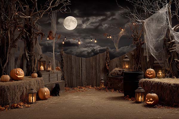 Western Halloween Background 06