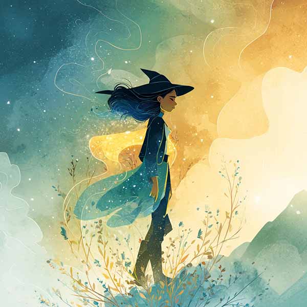 Witch Halloween Background 02