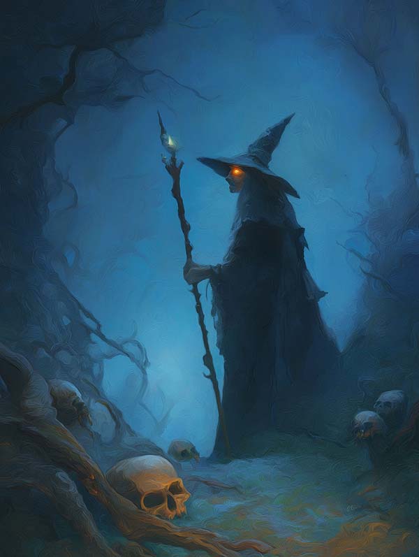 Witch Halloween Background 09